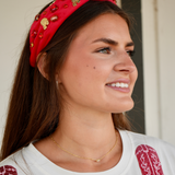 Fan Gear Football Headband - Red [Brianna Cannon]