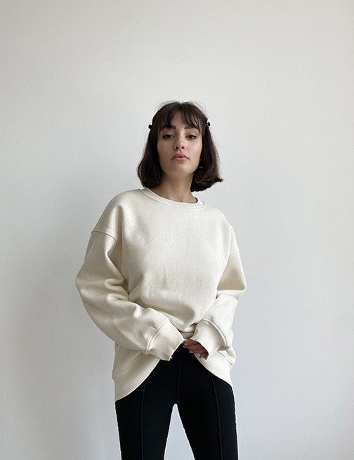 Be Kind Crewneck Sweatshirt Cream