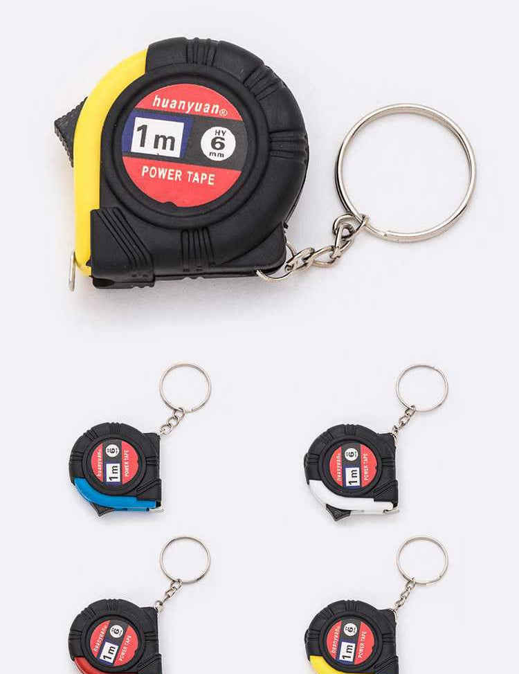 Small Measuring Tape Key Chain Set