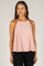 Cyan Satin High Neck Top Blush Pink