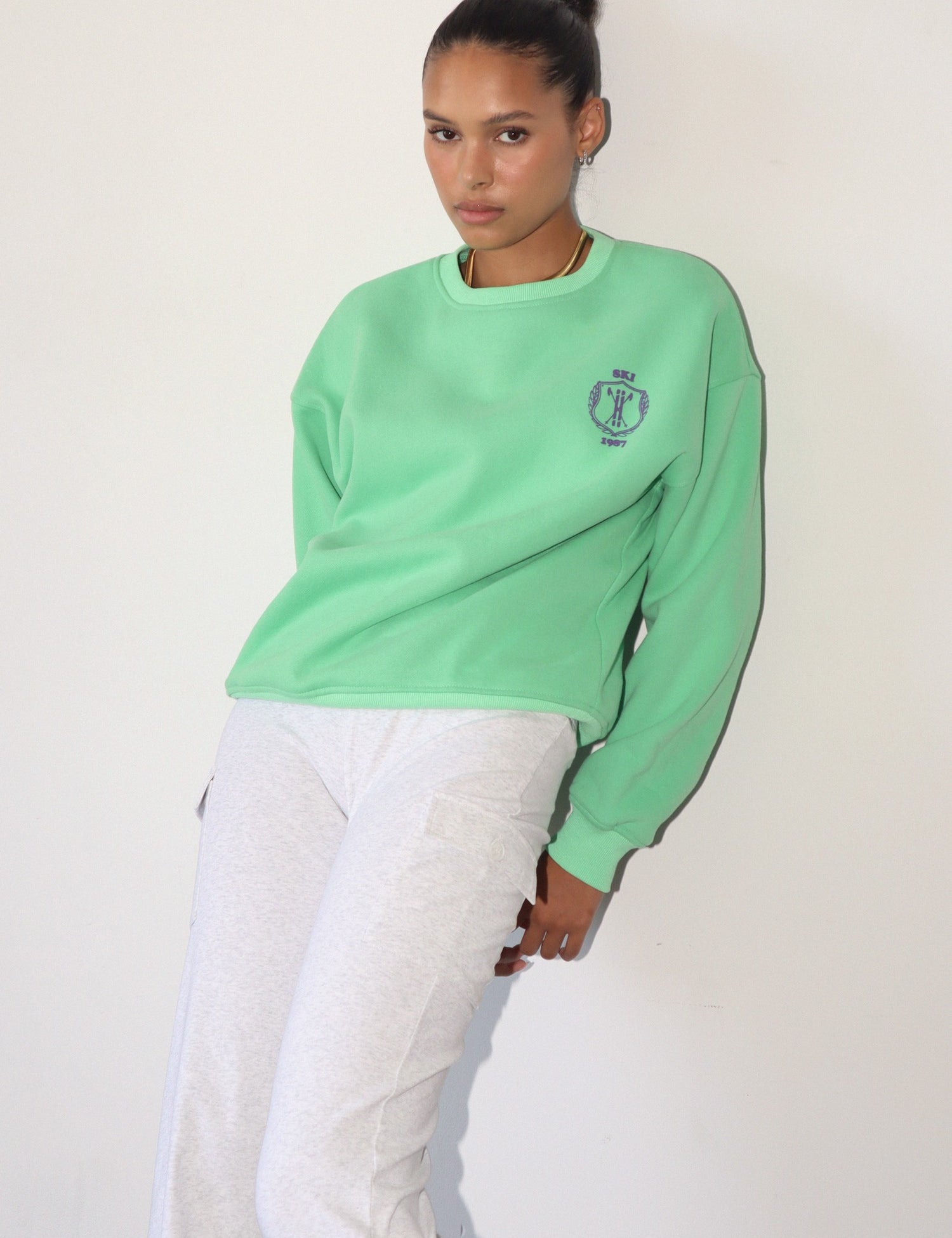 Apres Ski Club Pullover Top Emerald