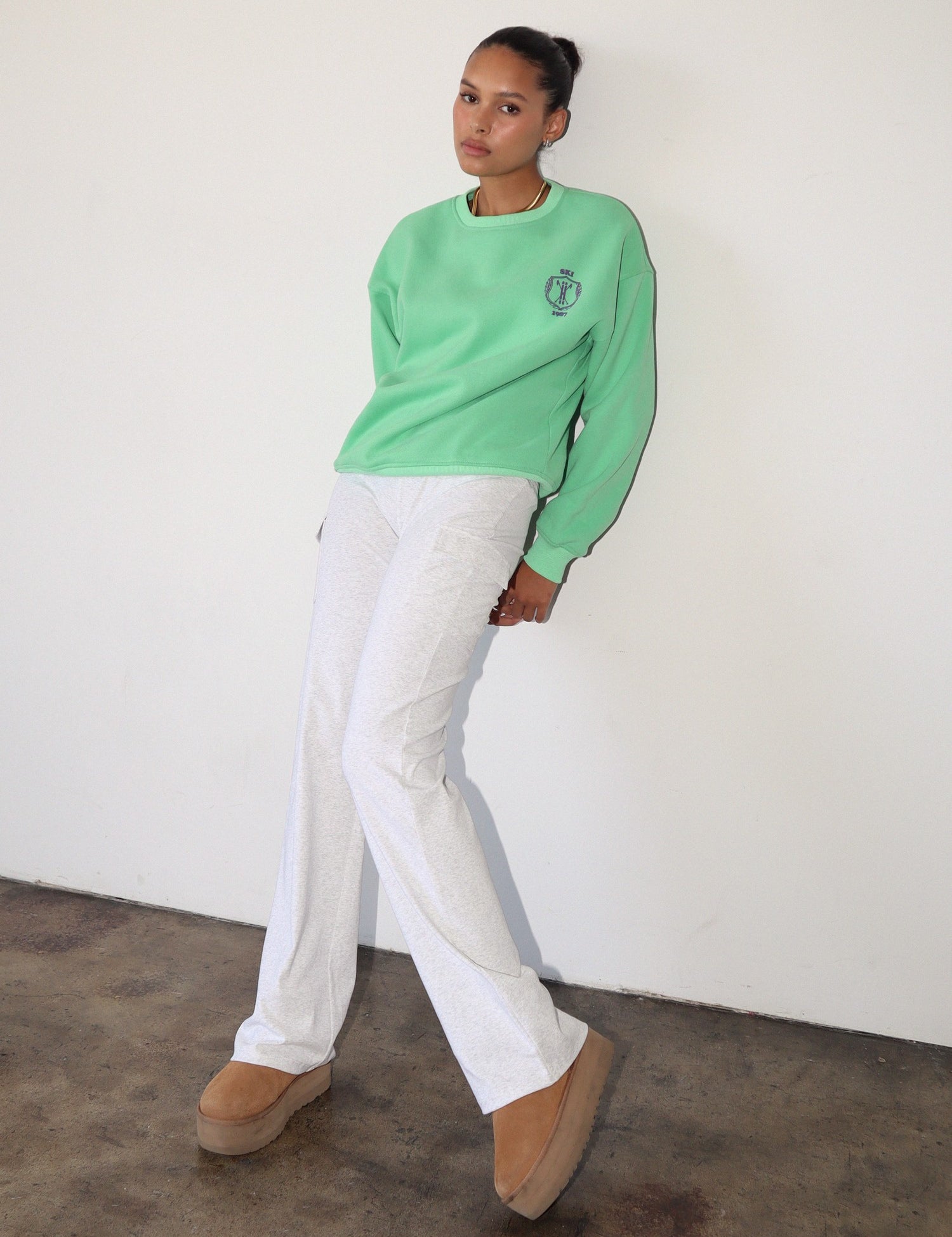 Apres Ski Club Pullover Top Emerald