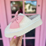 Imani Bow Slippers - Blush [MIA]