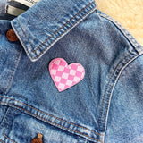 Checker Heart Patch