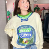 Queen of Ranch Sweatshirt - Beige [Queen of Sparkles]