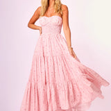 Posey Floral Maxi Dress - Pink Ditsy [Amy Jane London]