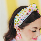 Multicolor Gingham Headband [Brianna Cannon]