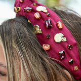 Fan Gear Football Headband - Maroon [Brianna Cannon]