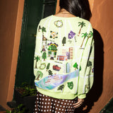 Parade Map Sweatshirt - Light Green [Queen of Sparkles]