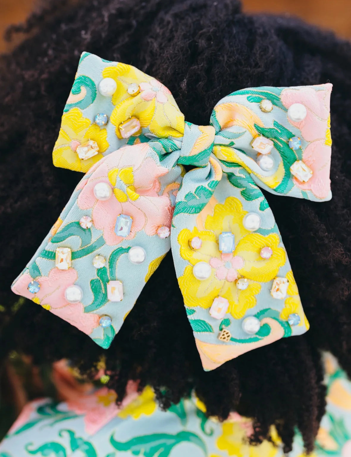 Neon Paradise Bow Barrette [Brianna Cannon]