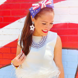 Stars and Stripes Bow Headband [Brianna Cannon]