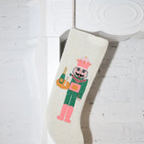 ITES x Sami Riccioli x Queen of Sparkles Ivory Serving Nutcracker Stocking