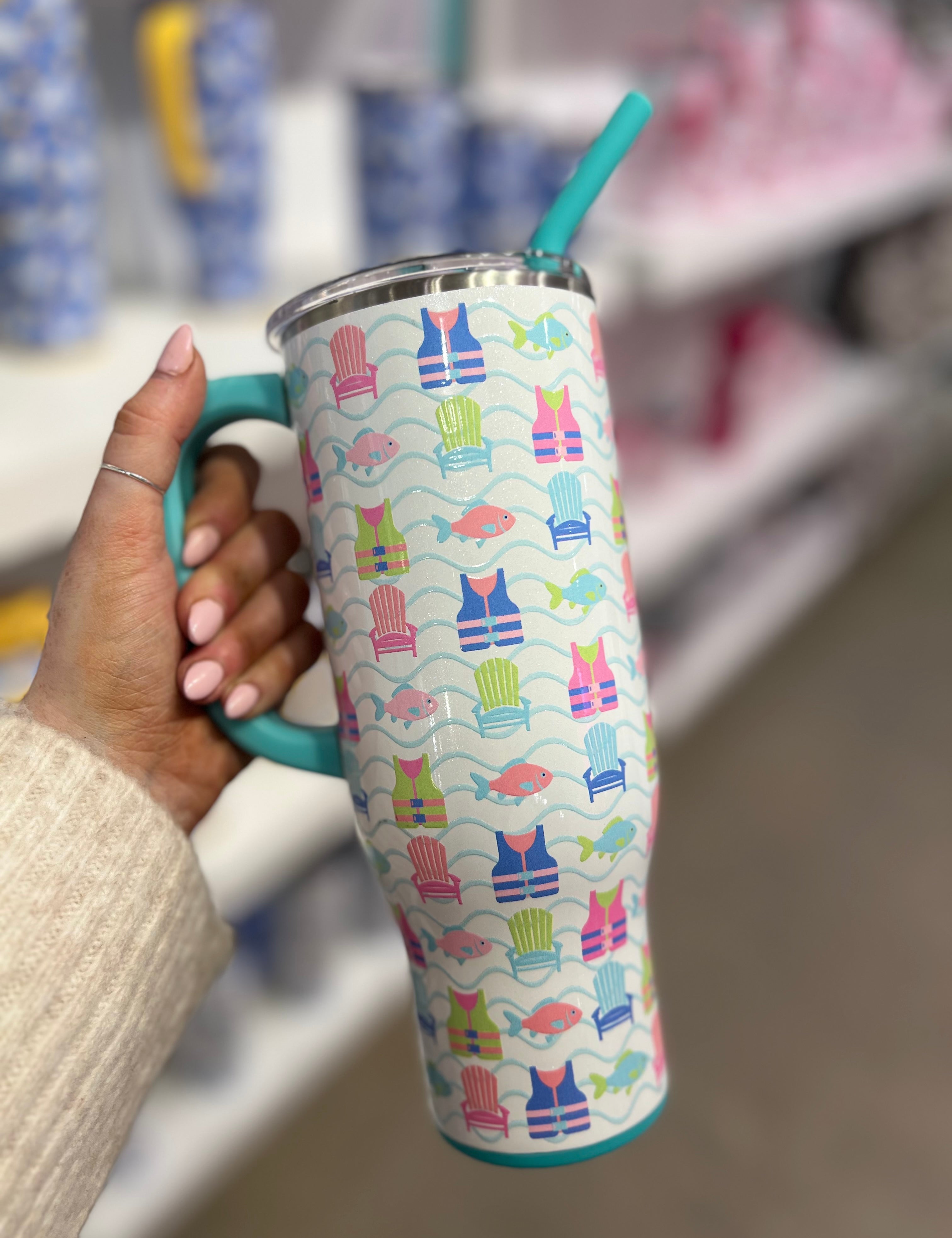 Lake Girl Mega Mug with Straw (30oz)