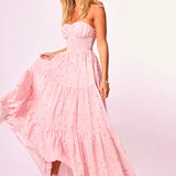 Posey Floral Maxi Dress - Pink Ditsy [Amy Jane London]