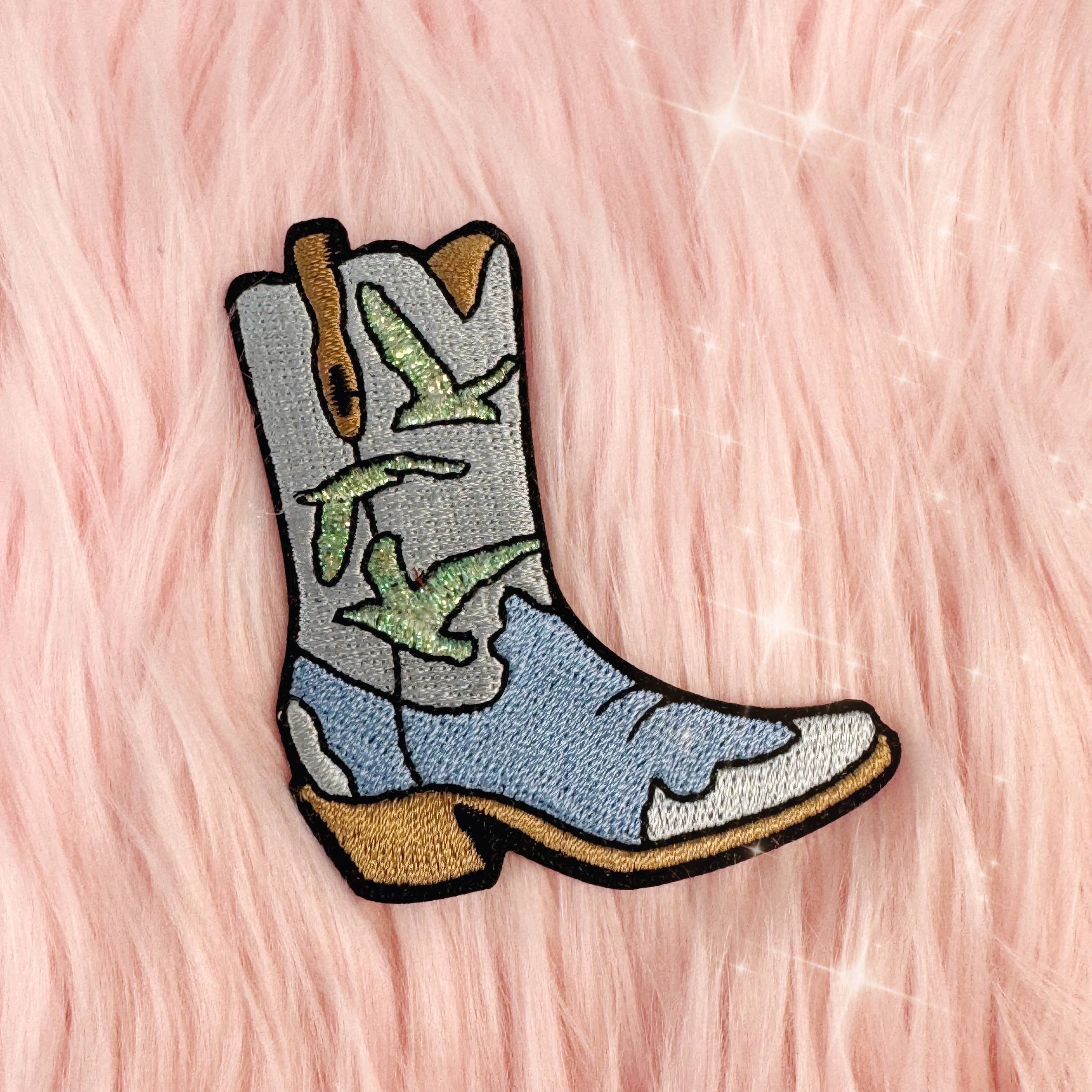 Seagull Cowgirl Boot Patch