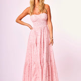 Posey Floral Maxi Dress - Pink Ditsy [Amy Jane London]