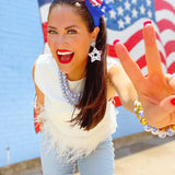 Stars and Stripes Bow Headband [Brianna Cannon]