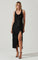 Cristella Slit Dress - Black [ASTR]