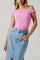 Fiora One Shoulder Bodysuit Pink