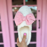 Imani Bow Slippers - Blush [MIA]