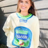 Queen of Ranch Sweatshirt - Beige [Queen of Sparkles]