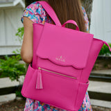 Frilly Full Size Backpack - Hot Pink [Hollis]