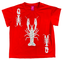 Crawfish Card Tee - Red [Queen of Sparkles]