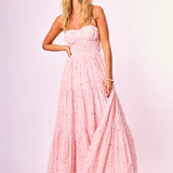 Posey Floral Maxi Dress - Pink Ditsy [Amy Jane London]