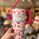 Let's Go Girls Mega Mug Tumbler with Straw (40oz)