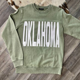 Oklahoma Long Sleeve Tee Olive