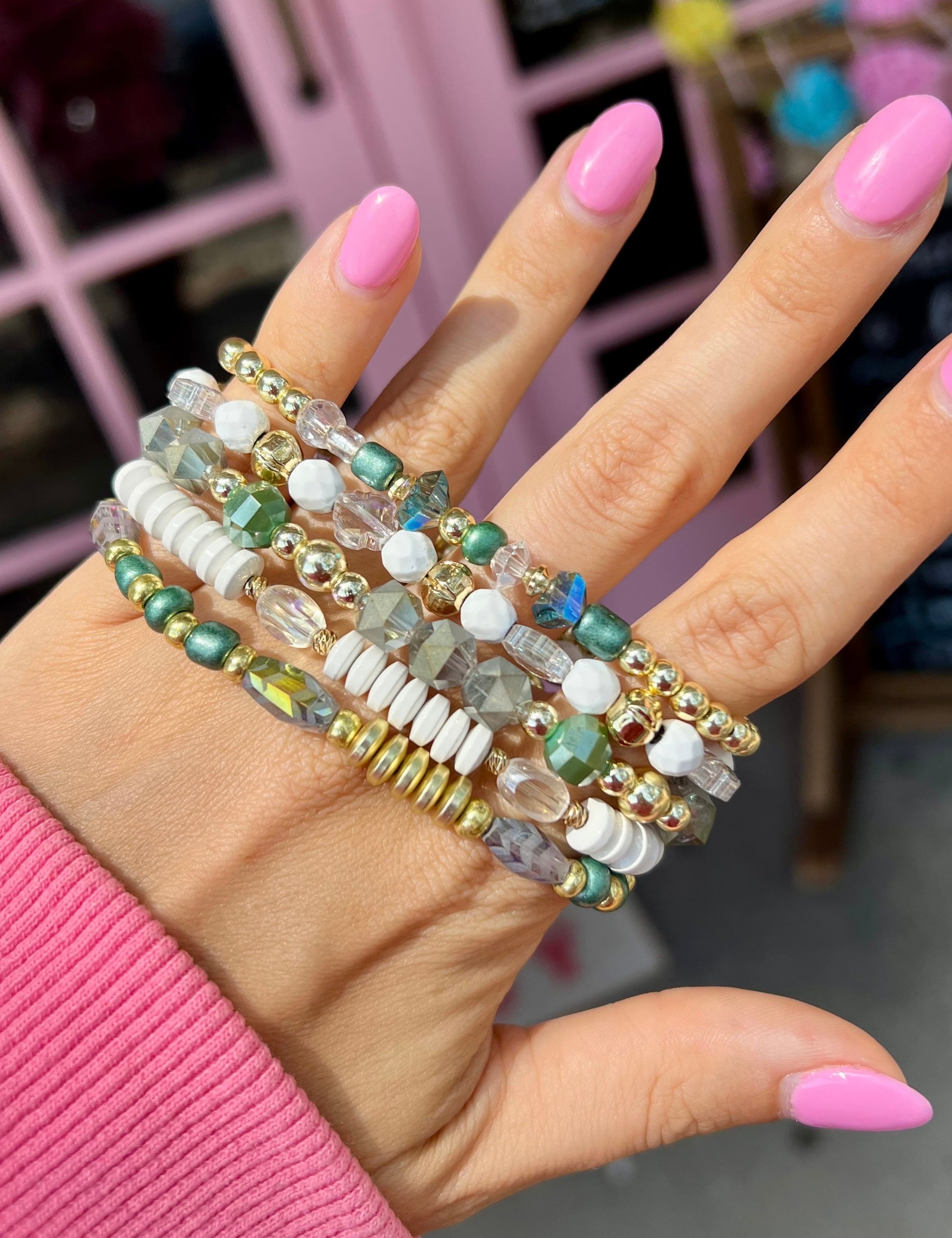 Basil Stack Bracelet [Erimish]