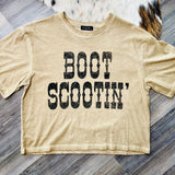 Boot Scootin Tee Taupe