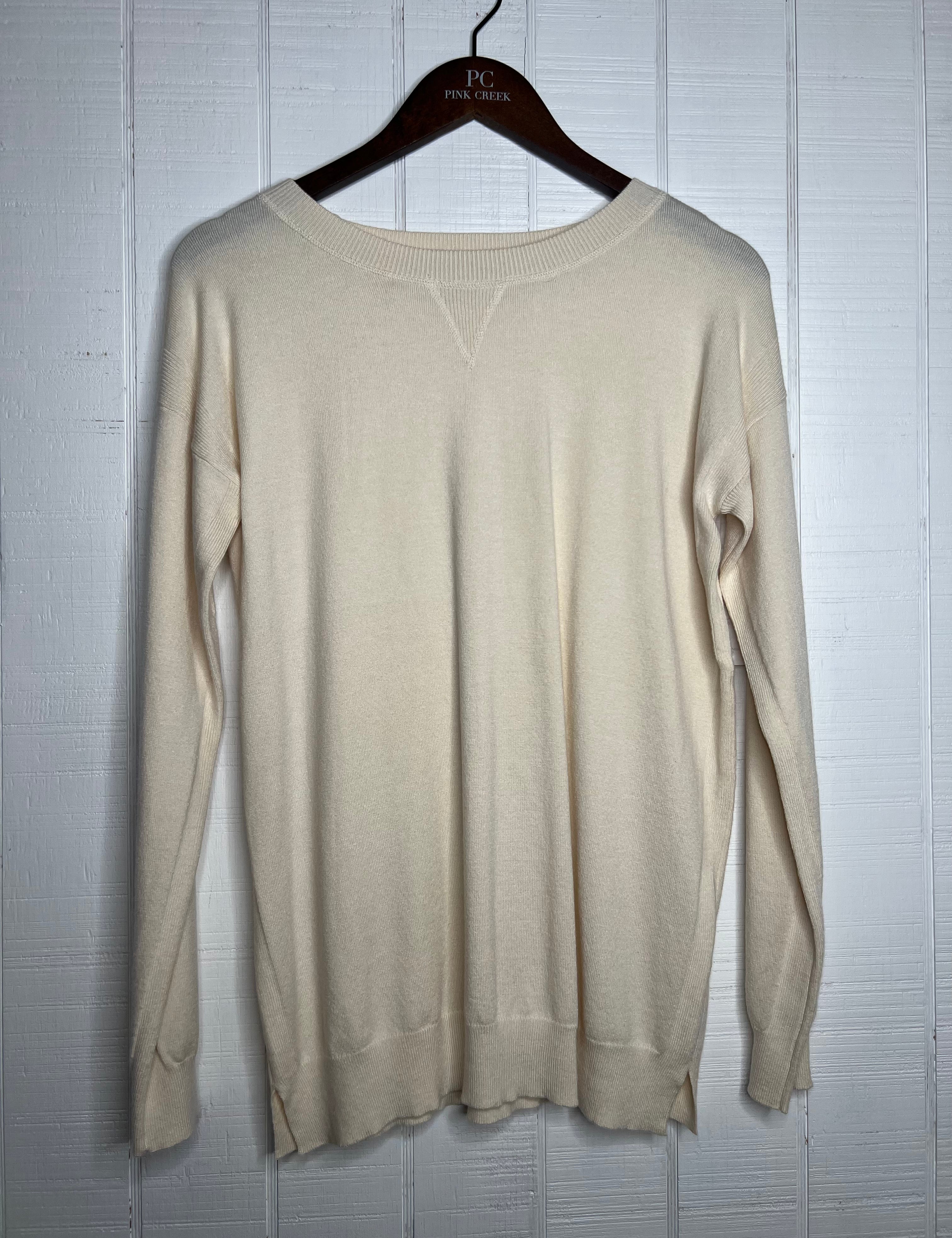 Alaia Crewneck Sweater Oatmeal