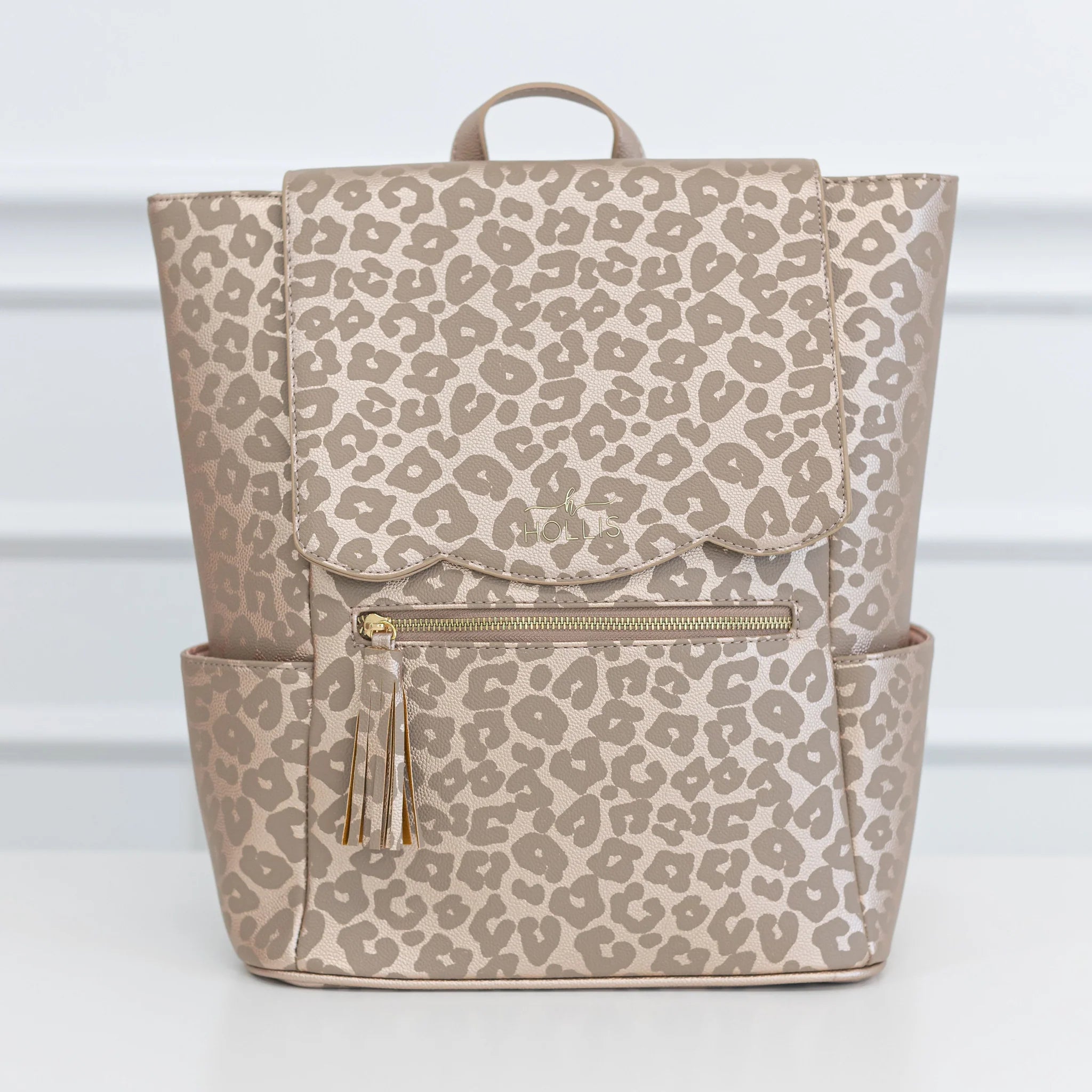Frilly Full Size Backpack - Leopard [Hollis]