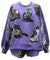 Scattered Cat Sweatshirt - Purple [Queen of Sparkles]