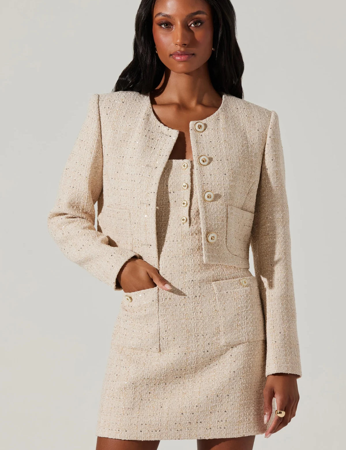 Milena Jacket - Cream Gold [ASTR]