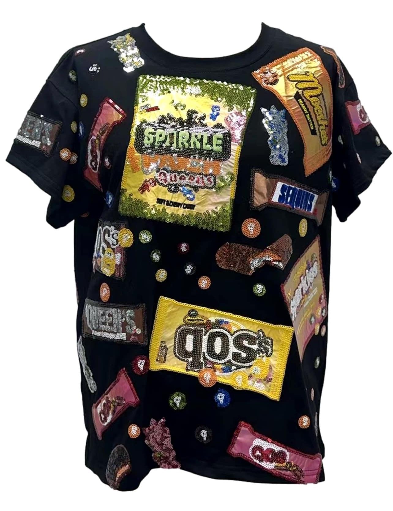 Queen of Candy Tee - Black [Queen of Sparkles]