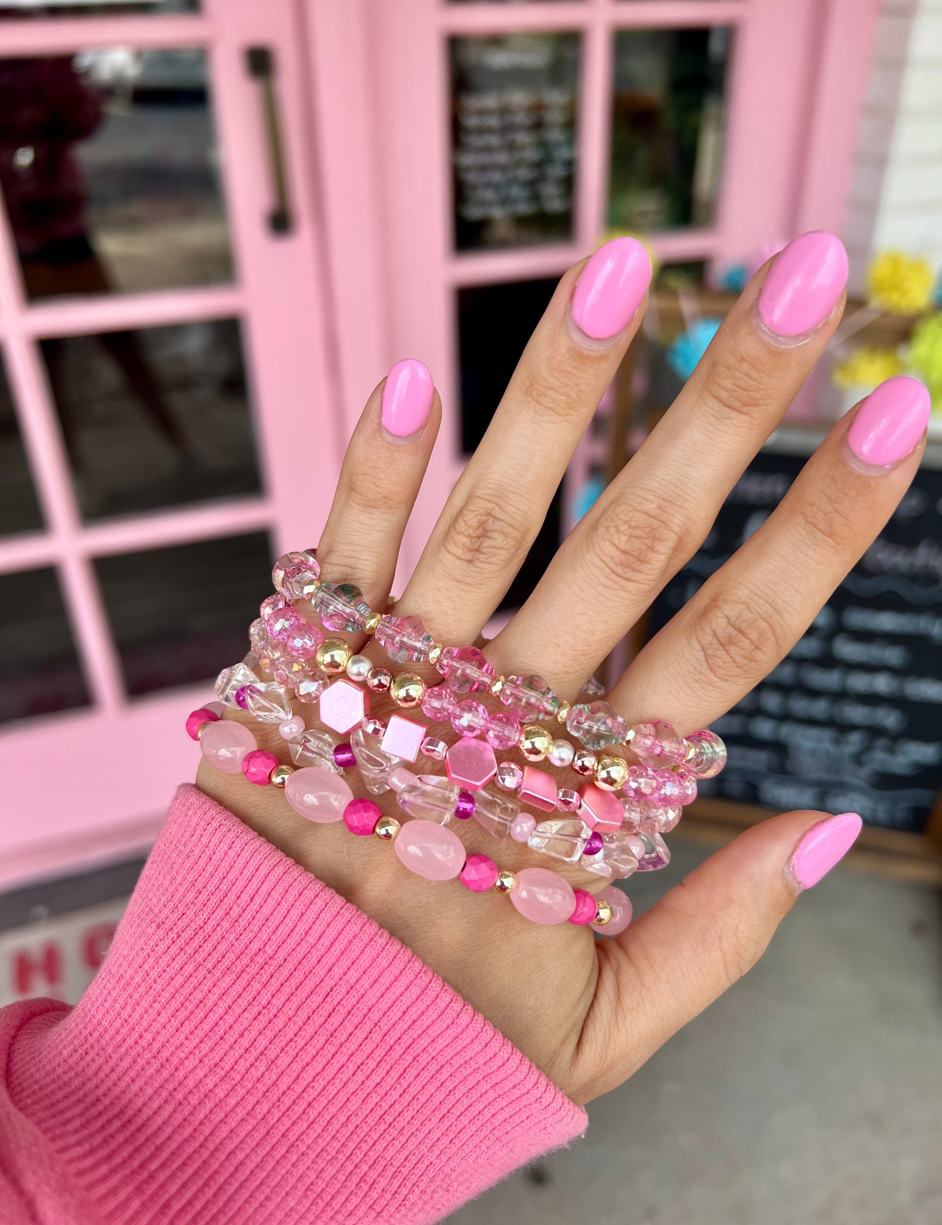 Pinkberry Stack Bracelet [Erimish]