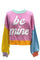 Multi Colorblock Be Mine Sweater - Pastel [Queen of Sparkles]