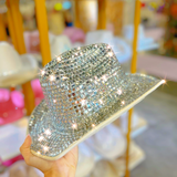 Briar Rhinestone Cowboy Hat Silver