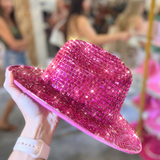 Briar Rhinestone Cowboy Hat Fuchsia