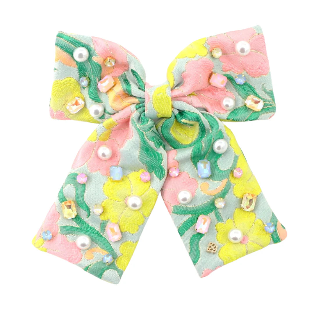 Neon Paradise Bow Barrette [Brianna Cannon]