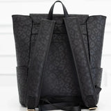 Frilly Full Size Backpack - Black Leopard [Hollis]