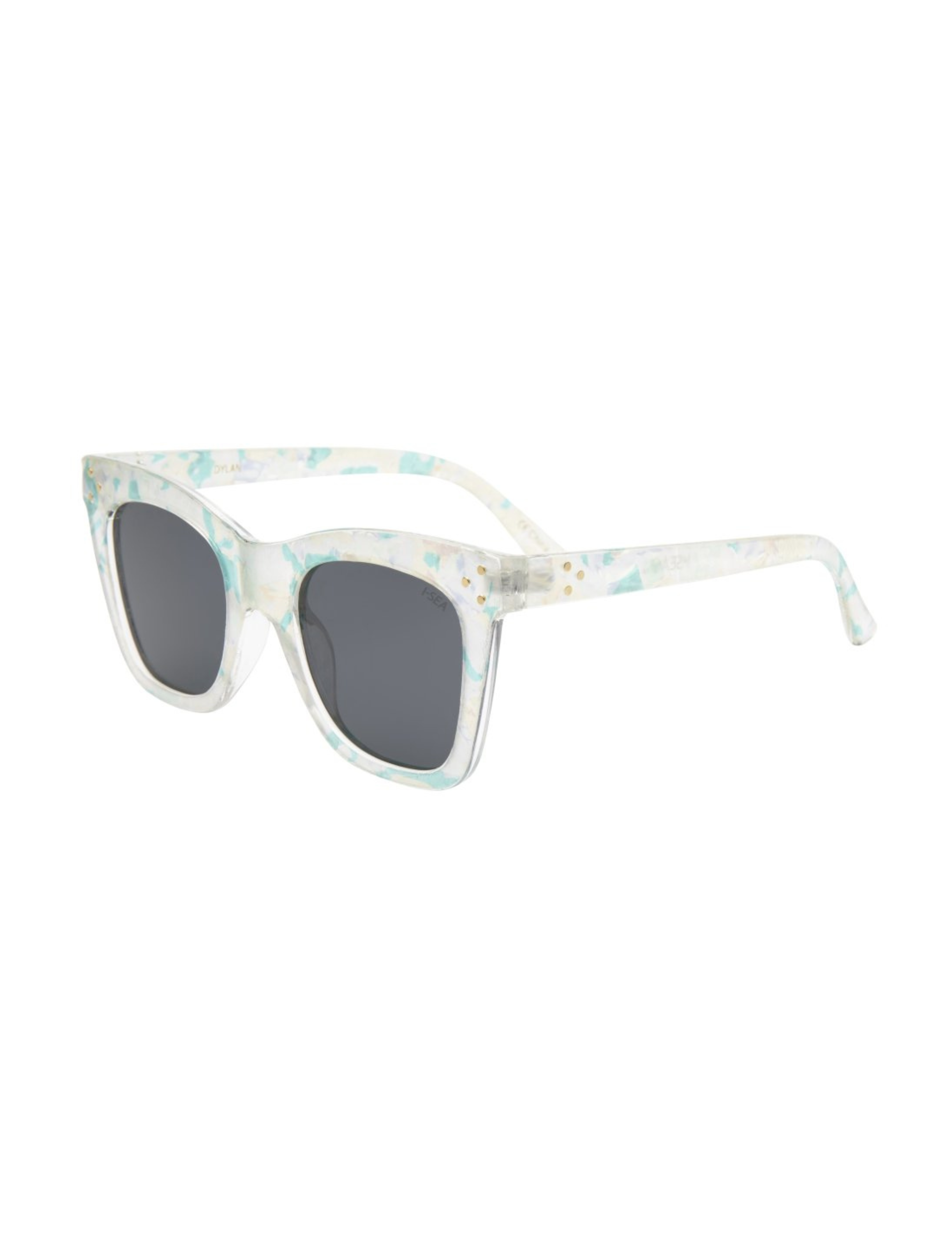 Dylan Sunglasses Pearl / Smoke Polarized Lens