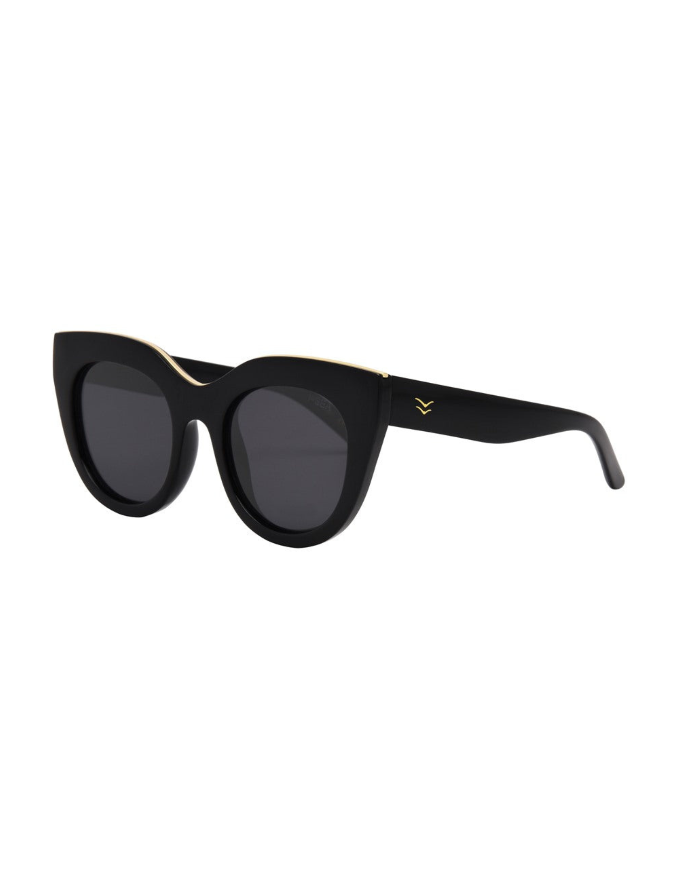 Lana Sunglasses Black / Smoke Polarized Lens