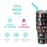 Disco Cowgirl Mega Mug Tumbler with Straw (40oz)