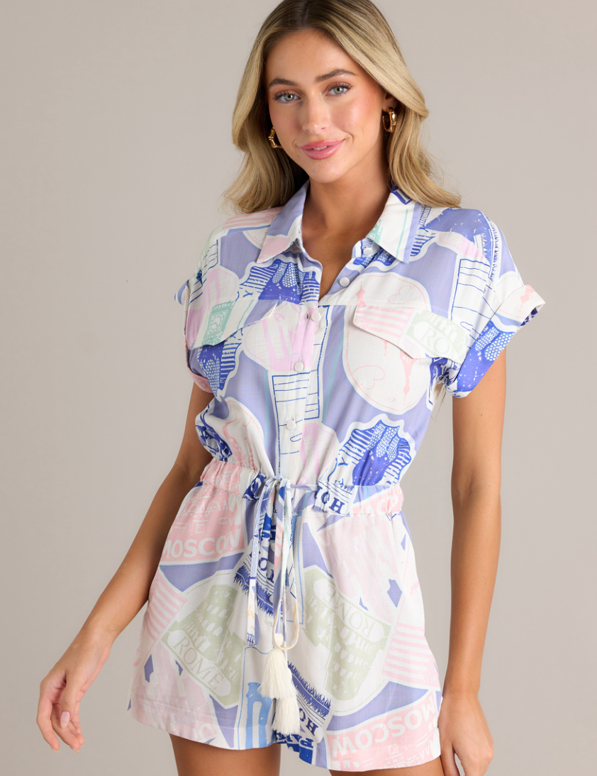 Allie Romper - Passport Blue [Prosperina]