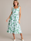 Juli Anna Midi Dress - Eden Green Toile [Prosperina]