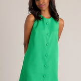 Tate Scallop Mini Dress - Grass Green [Prosperina]