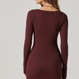 Glenda Sweater Dress - Mulberry [ASTR]